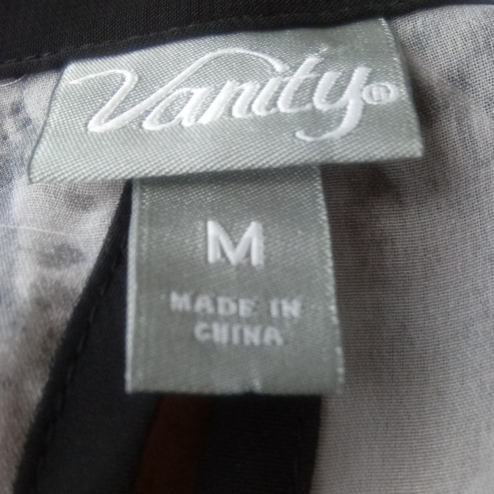 Vanity Sheer Leopard Print Button Down Blouse - image 2